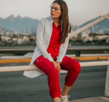 Bata Médica Aura⎜Mujer ⎜Deep White