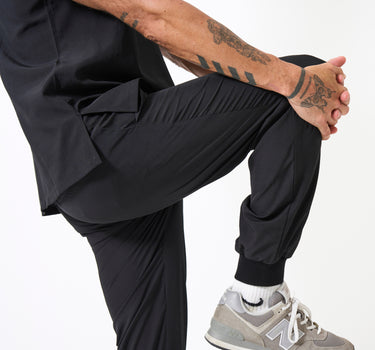 Scrub Medzen®️  Total Black  ⎜Hombre